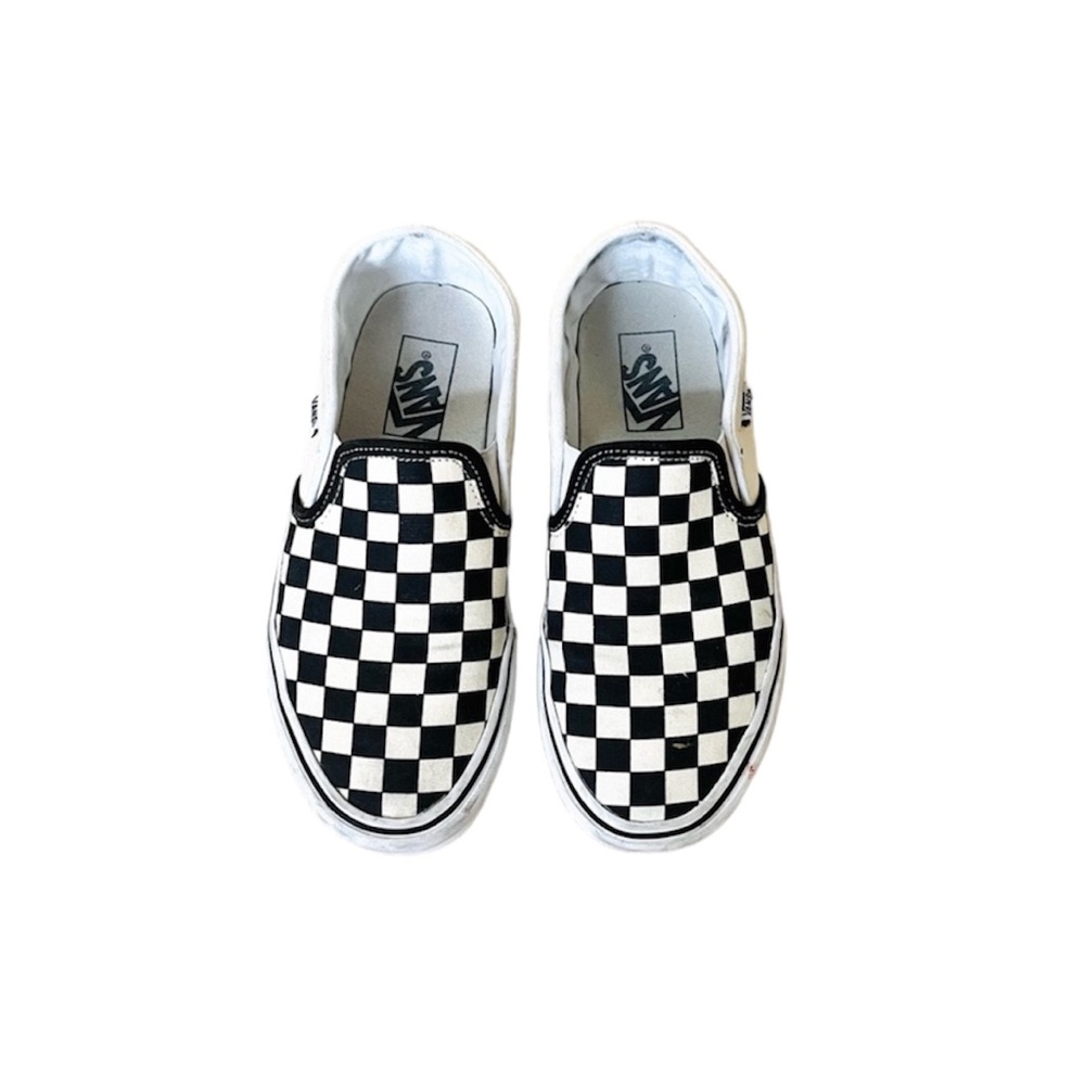 Vans checkered slip on shoes Asher